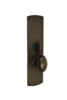 Solid Bronze Textured 18" Front Door Arch Entry Set - Mortise