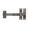 Solid Bronze Textured Drop Bar Latch with Knob