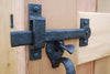 Solid Bronze Textured Double Thumb Latch