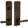 Solid Bronze Textured 11" Door Set - Passage or Privacy
