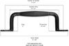 Solid Bronze Gate & Door Pull Handle - Round