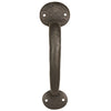 Solid Bronze Textured Gate & Door Pull - Bean
