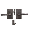 Solid Bronze Textured Case Latch with Square Twist Handle