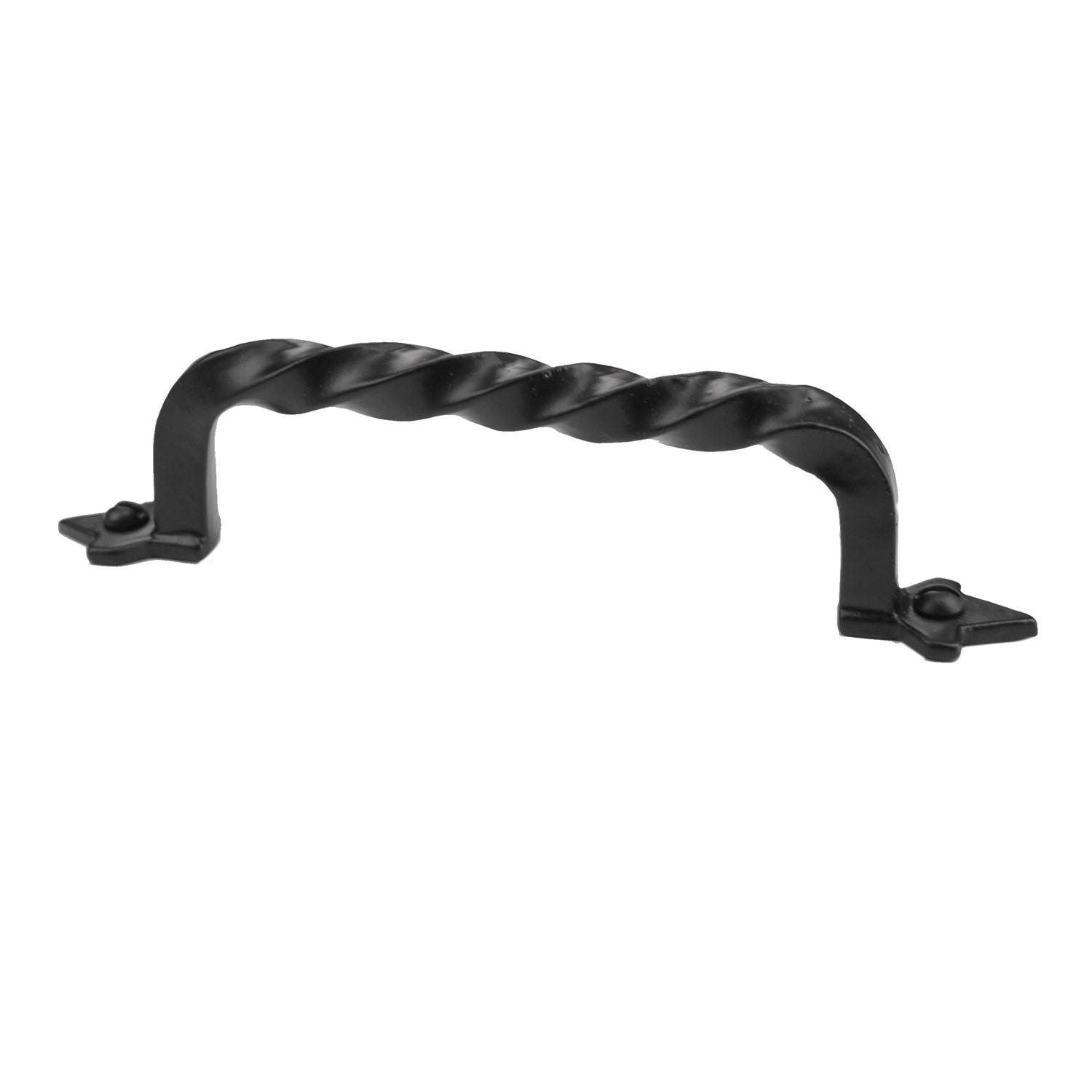 Cast Iron 6" Twist Cabinet & Drawer Pull Handle - (Packs of 5, 10, & 2 Iron Valley Hardware Cast Iron 6" Twist Cabinet & Drawer Pull Handle - (Packs of 5, 10, & 2 Iron Valley Hardware